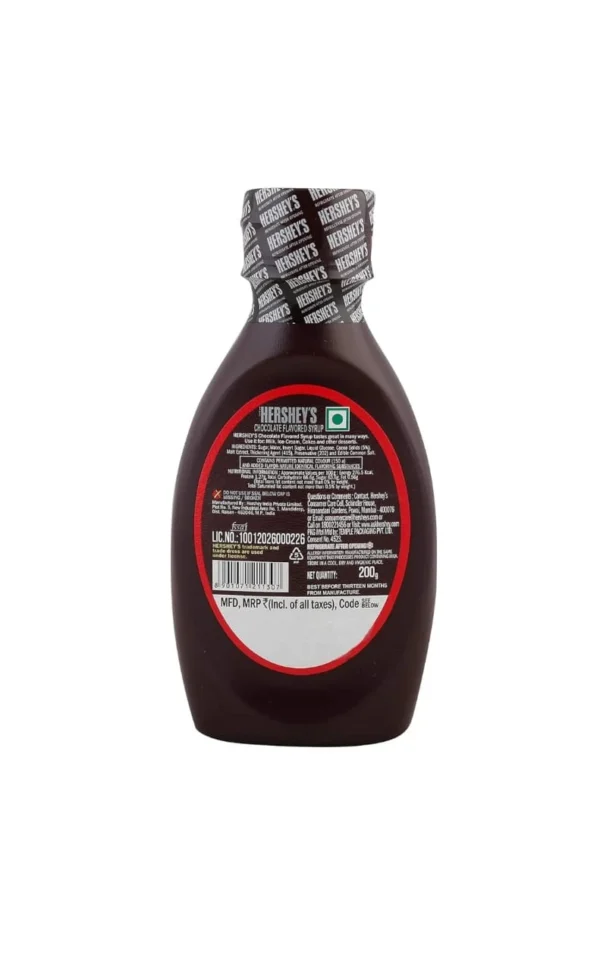 HERSHEY'S SYRUP GENUNIE CHOCOLATE FLAVOUR 200GM