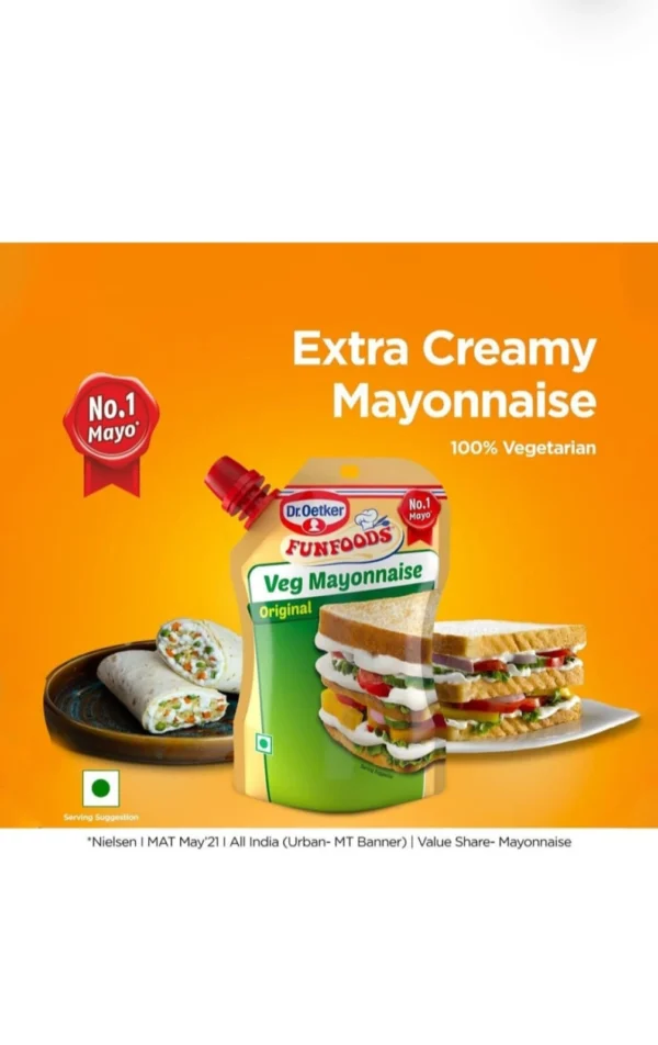 DR.OETKER VEG MAYONNAISE  100GM